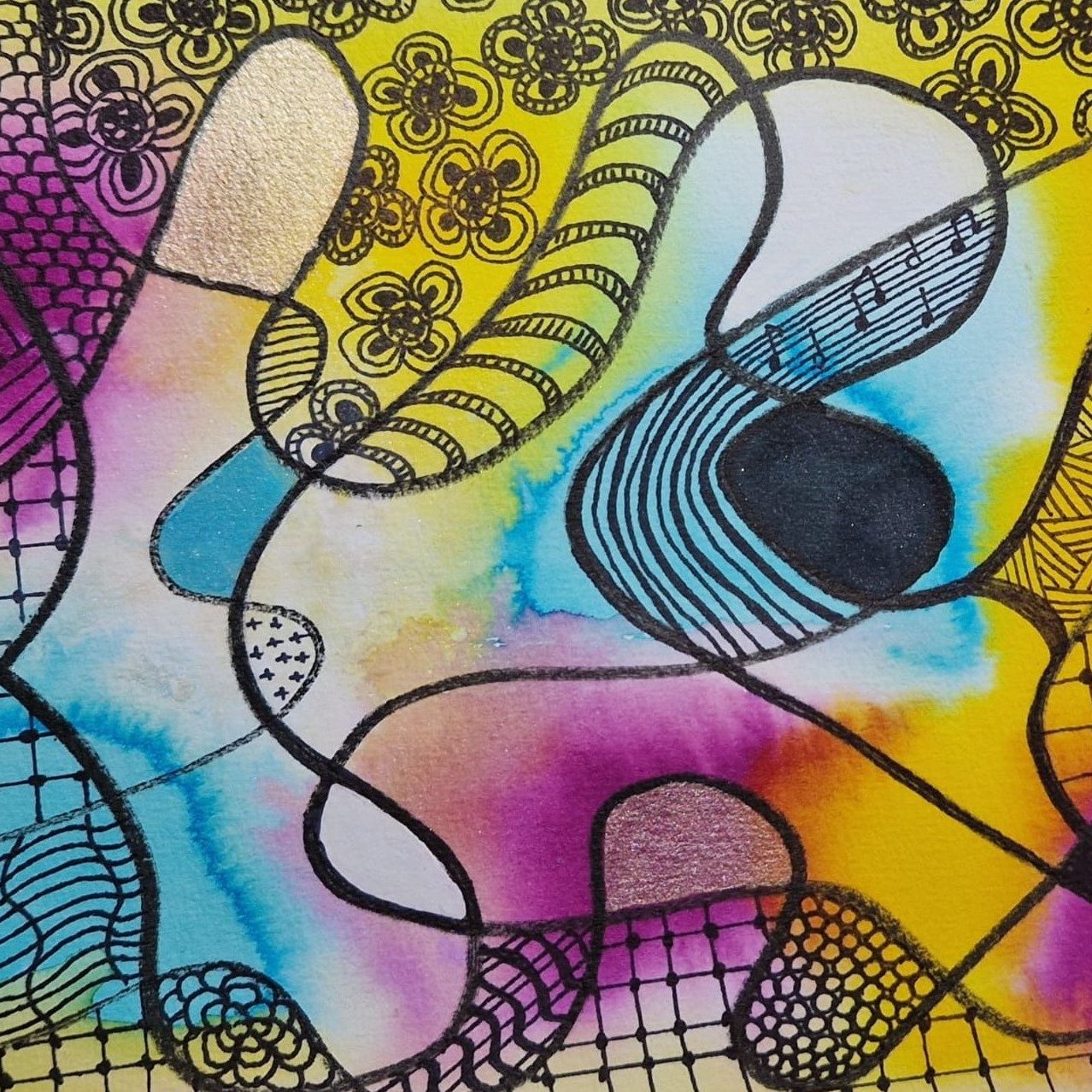 art thérapie - zentangle