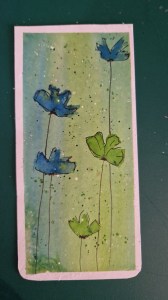 Marque page aquarelle fait main - cadeau - Blois