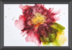 Cadre peinture à l'alcool, blois TABLEAU EXPOSITION, cadeau, fait main