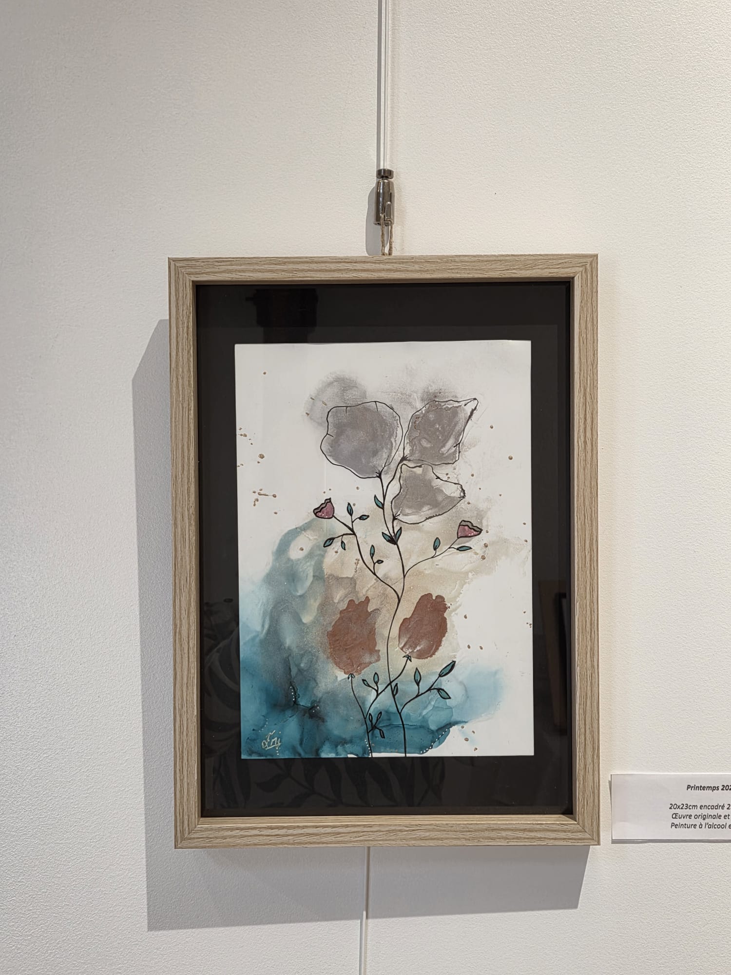 oeuvre peinte à la main - artiste Blois