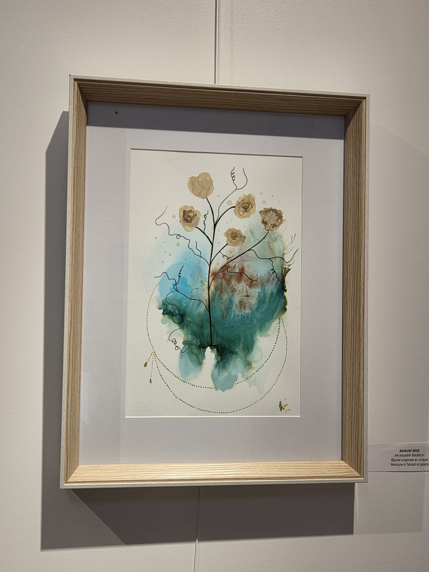 oeuvre peinte à la main - artiste Blois